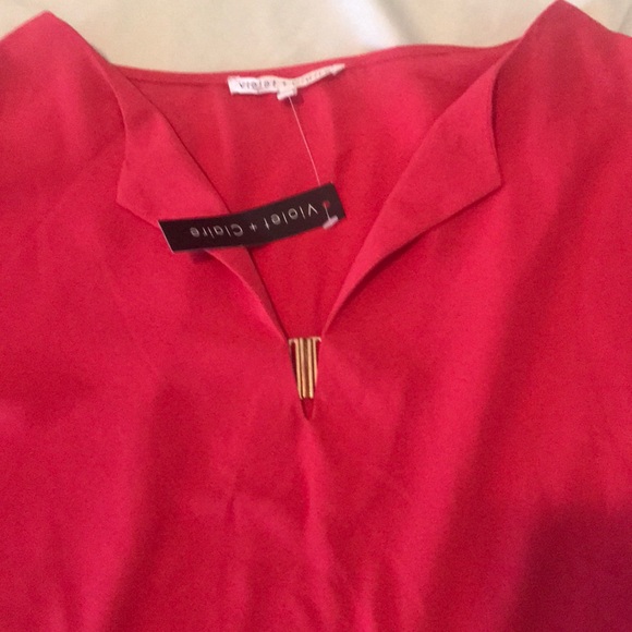 Violet & Claire Pink blouse 3X New - Picture 2 of 6